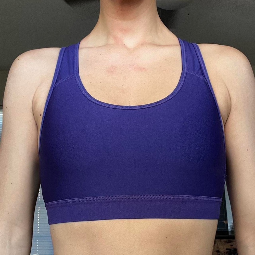 Vibrant Purple Sports Bra for Women